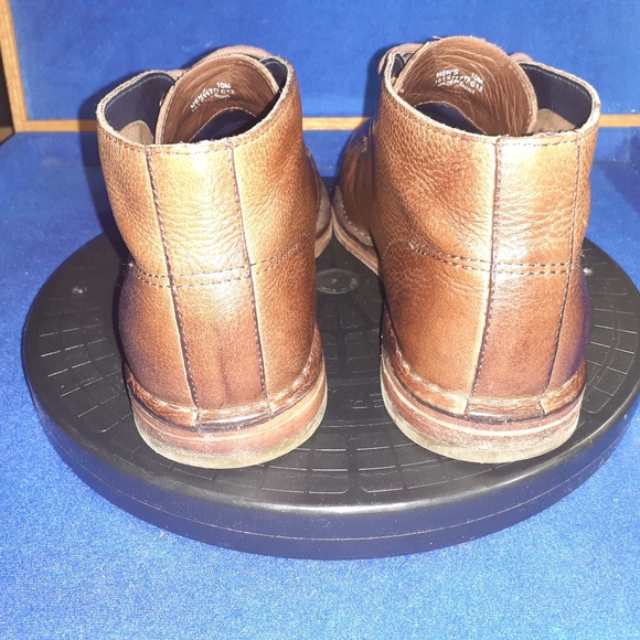 Cole Haan Men's Brown Leather 3 Eyelet Dress Chukka Boots Sz. 10M-US - Picture 4 of 9